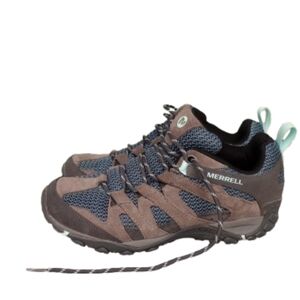 Merrell Alverstone Women's Hiking Outdoor Shoes J52860 Gray Light Green Size 8